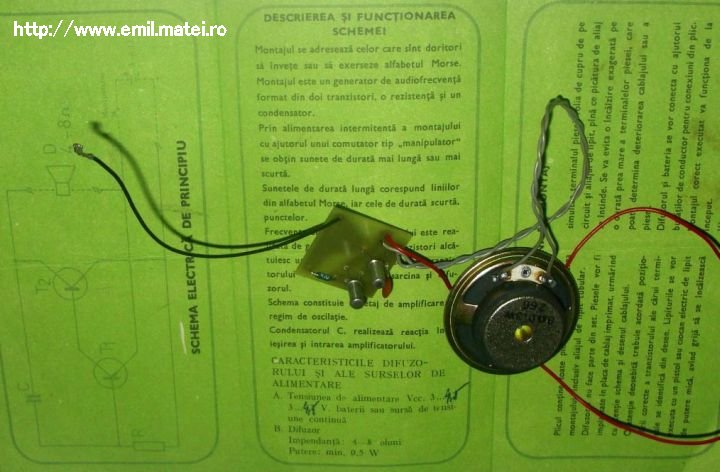 Kit 8102 asamblat - Generator Morse Kit 8102 asamblat - Generator Morse