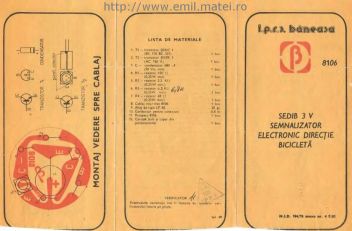 Click pentru marire Kit 8106 - Semnalizator electronic directie bicicleta Click pentru marire Kit 8106 - Semnalizator electronic directie bicicleta
