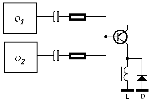 Schema bloc ELF, brevet RO121463
