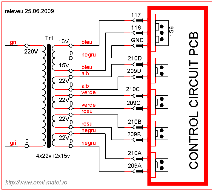 Schematic Diagram 3 - Induction heat machine HX-15KW
