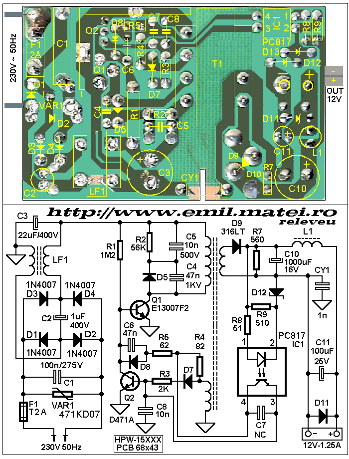 Sursa 12V-1.5A