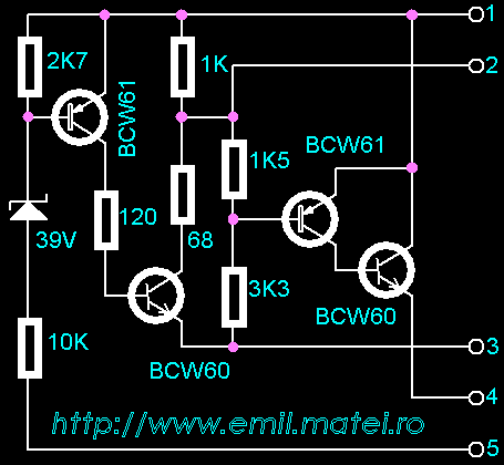 QUAD405-2 - Hibride N1/N2 schema interna QUAD405-2 - Hibride N1/N2 - schema interna
