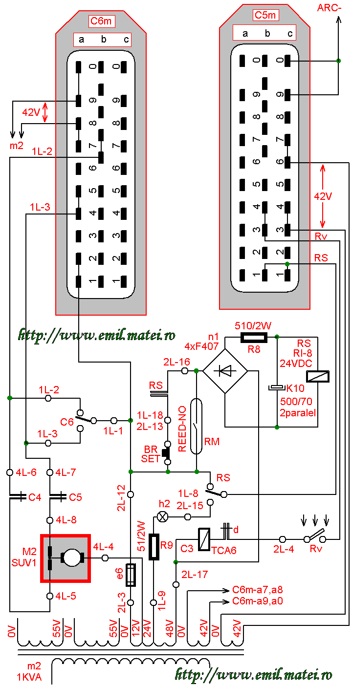 Redresor RSAR 1000 - schema electrica 3 Redresor RSAR 1000 - schema electrica 3