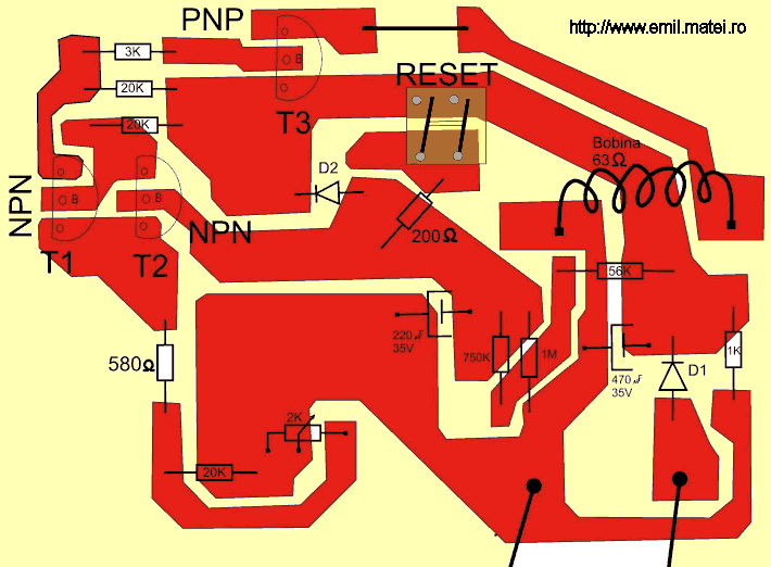 PCB - prajitor de paine PCB - prajitor de paine
