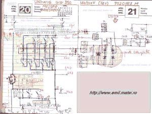 Click pentru marire - Schema electrica Uniwig GW 350 Click pentru marire - Schema electrica Uniwig GW 350