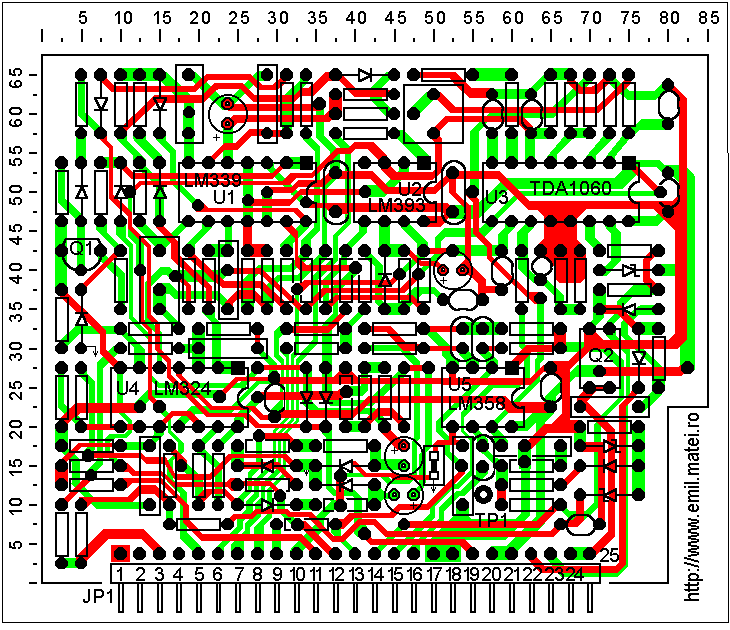 Lincoln Invertec V140-S Control PCB routing layers Lincoln Invertec V140-S Control PCB routing layers