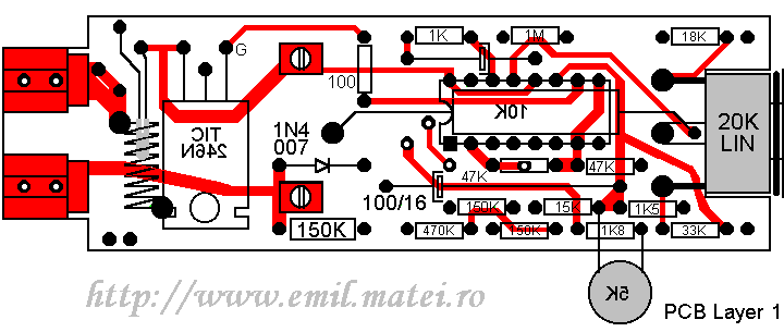 Hot air plastic welder - PCB Layer1 Hot air plastic welder - PCB Layer1