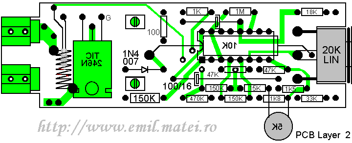 Hot air plastic welder - PCB Layer2 Hot air plastic welder - PCB Layer2