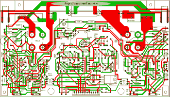 PCB Invertor de sudare cu tranzistoare bipolare - etaje de putere