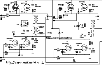 Schema invertor de sudare