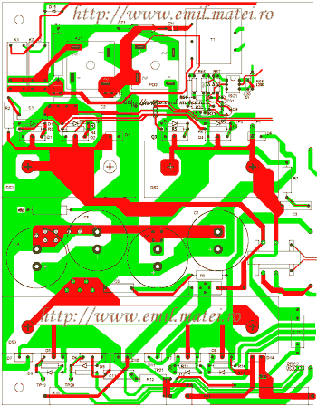 PCB invertor de sudare(partial)