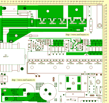 PCB invertor de sudare(partial)