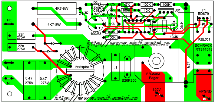 Soft Start Circuit PCB Soft Start Circuit PCB