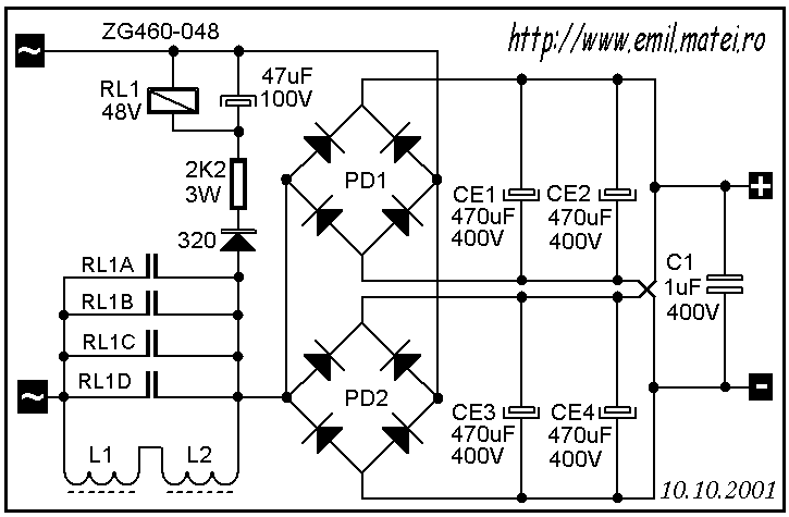 Soft Start Circuit Schematic Soft Start Circuit Schematic