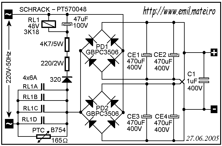 Soft Start Circuit Schematic Soft Start Circuit Schematic