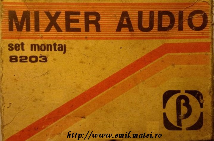 Kit IPRS Baneasa 8203 - Mixer audio Kit IPRS Baneasa 8203 - Mixer audio