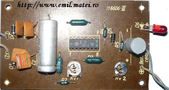 Kit IPRS Baneasa 8606 - Redresor pentru regenerare baterii de ceas asamblat Kit IPRS Baneasa 8606 - Redresor pentru regenerare baterii de ceas asamblat