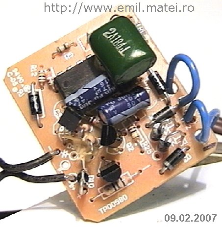 PCB Incarcator acumulator NiCd pentru bormasina (21.75V) PCB Incarcator acumulator NiCd pentru bormasina (21.75V)
