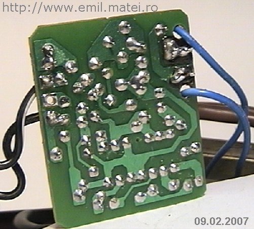 PCB Incarcator acumulator NiCd pentru bormasina (21.75V) PCB Incarcator acumulator NiCd pentru bormasina (21.75V)
