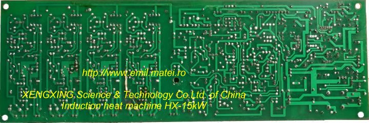 Control board - Induction heat machine HX-15KW Control board - Induction heat machine HX-15KW