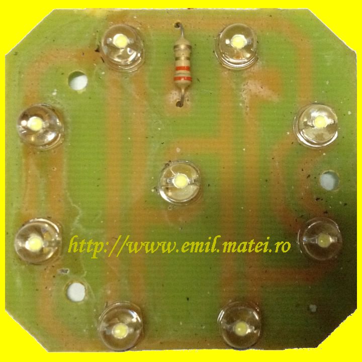 Lanterna - PCB 9 LED Lanterna - PCB 9 LED