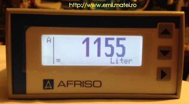 Dispozitivul cu afisaj digital DA 12