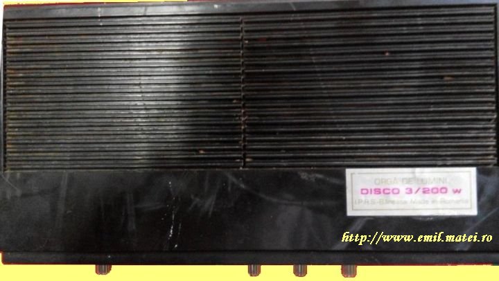 Orga de lumini cu BAA145 IPRS Baneasa Orga de lumini cu BAA145 IPRS Baneasa