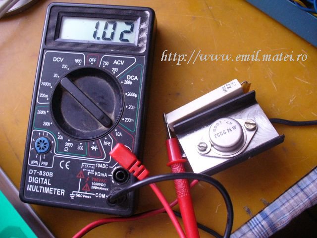 Generator de curent constant - 1 amper