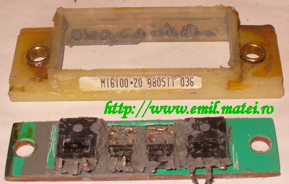 Lincoln Invertec V250S Power Module detail Lincoln Invertec V250S Power Module detail