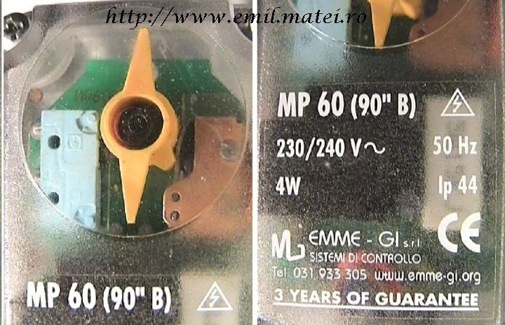 Valve actuator MP 60 (EMME-GI Italy) Valve actuator MP 60 (EMME-GI Italy)