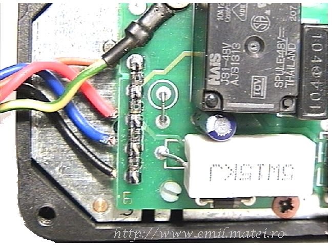 Detalii montaj componente PCB - Valve actuator MP 60 Detalii montaj componente PCB Valve actuator MP 60