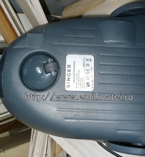 Depanare aspirator de praf (vacuum cleaner) tip Singer VC2020 Depanare aspirator de praf (vacuum cleaner) tip Singer VC2020