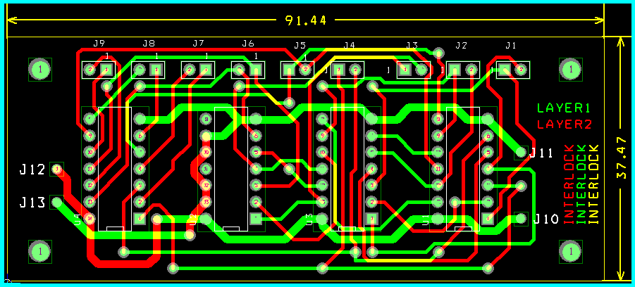 Convertor static de frecventa - PCB Circuit protectie