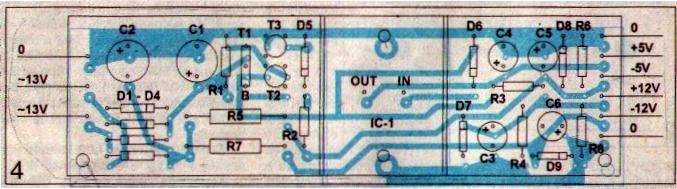 Generator de ritmuri cu EPROM - PCB alimentator