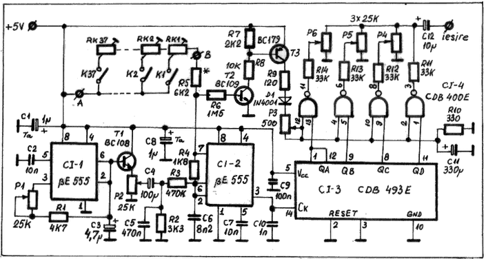 Instrument muzical monodic