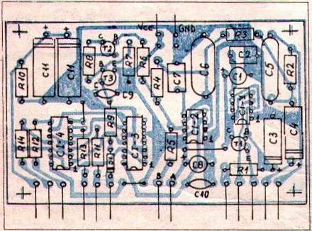 Instrument muzical monodic - PCB