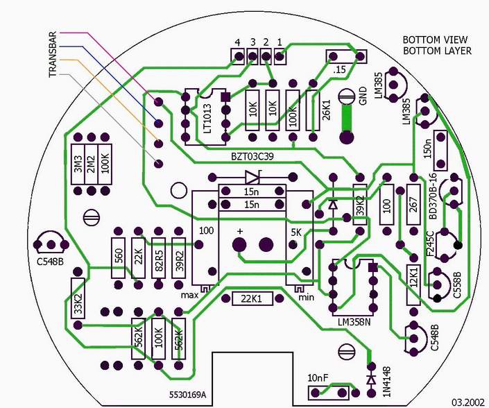 PCB - Traductor de presiune