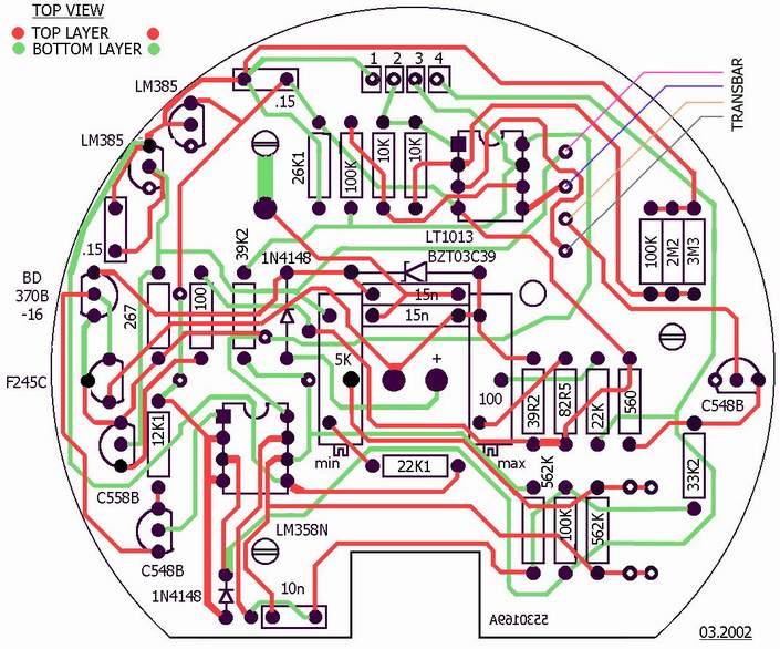 PCB - Traductor de presiune