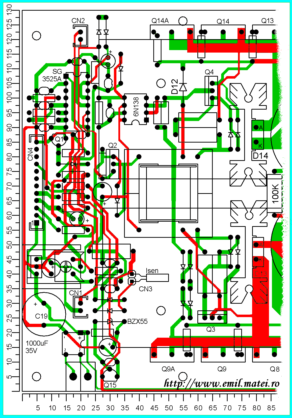 PCB - invertor de sudura (2)