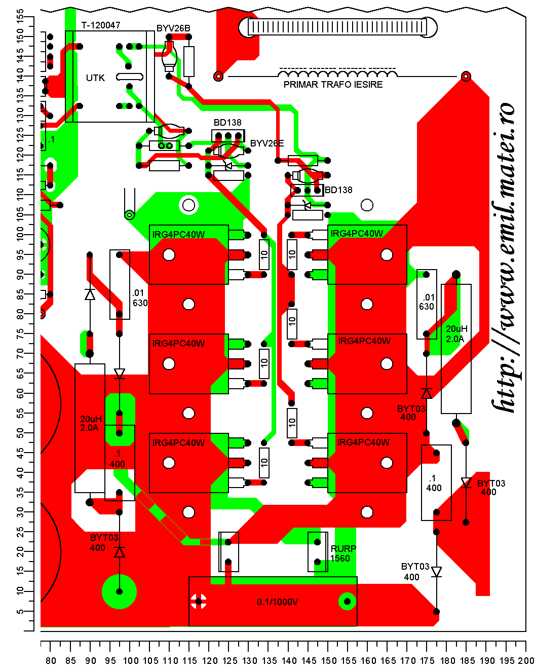 PCB - invertor de sudura (5)