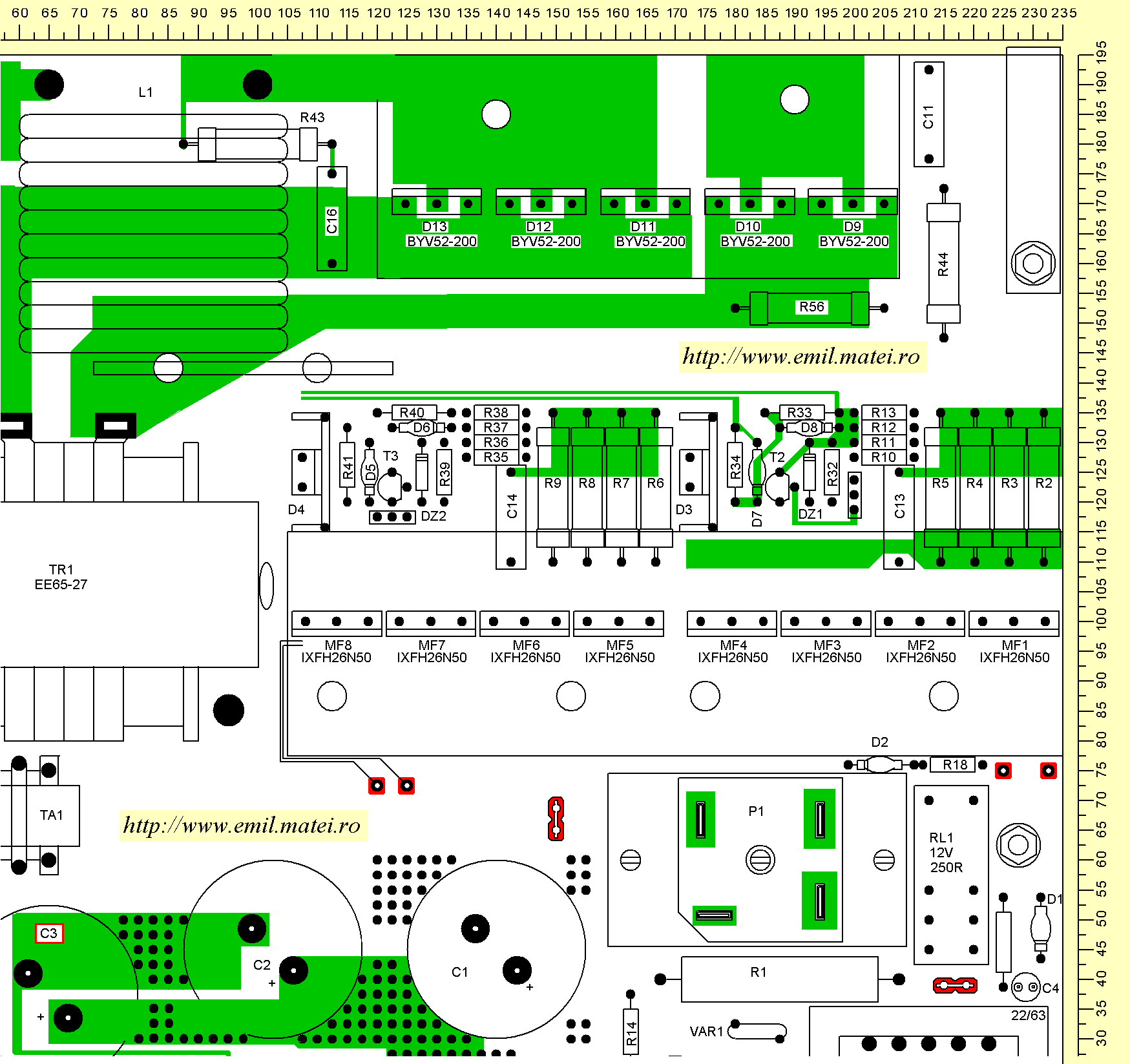 PCB - invertor de sudura (7)